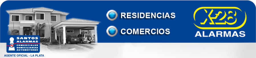 x28alarmas - agente oficial zona La Plata, venta e instalación.